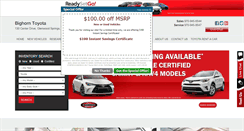 Desktop Screenshot of bighorntoyota.com